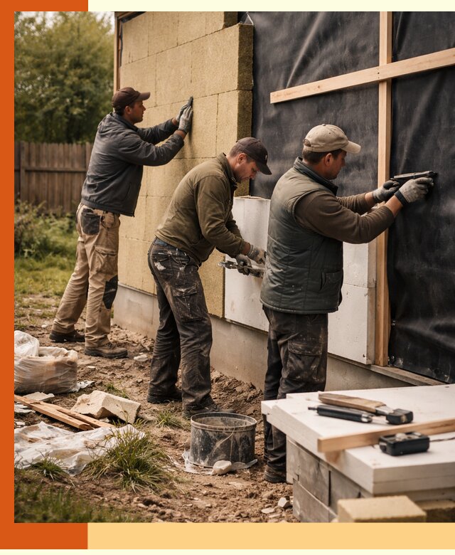 Утепление дачного дома под ключ в Новоалтайске