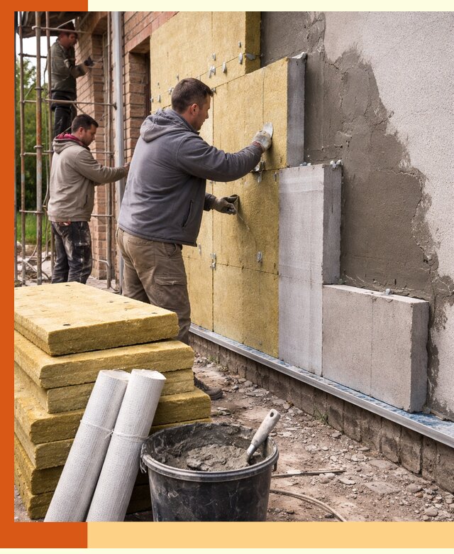 Утепление кирпичного дома под ключ в Новоалтайске