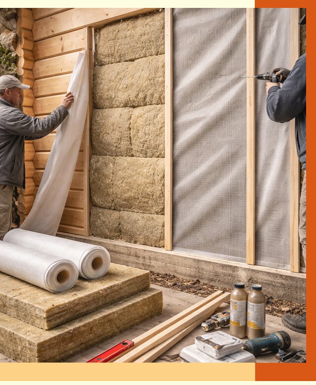 Утепление дома из минибруса в Новоалтайске от 4601 руб/м2 — заказать профессионально | ТепломастерНвл