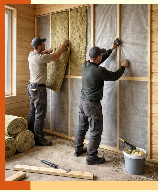 Утепление дома из минибруса в Новоалтайске: комплексные теплоизоляционные работы