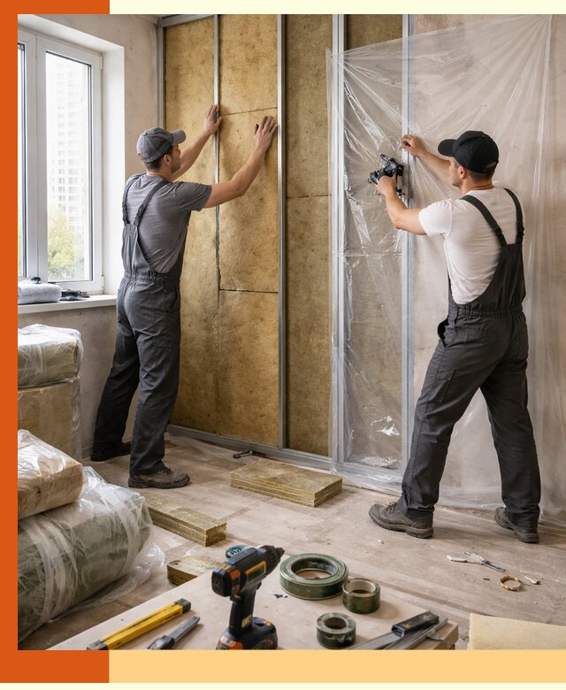 Утепление квартиры изнутри профессионально в Новоалтайске