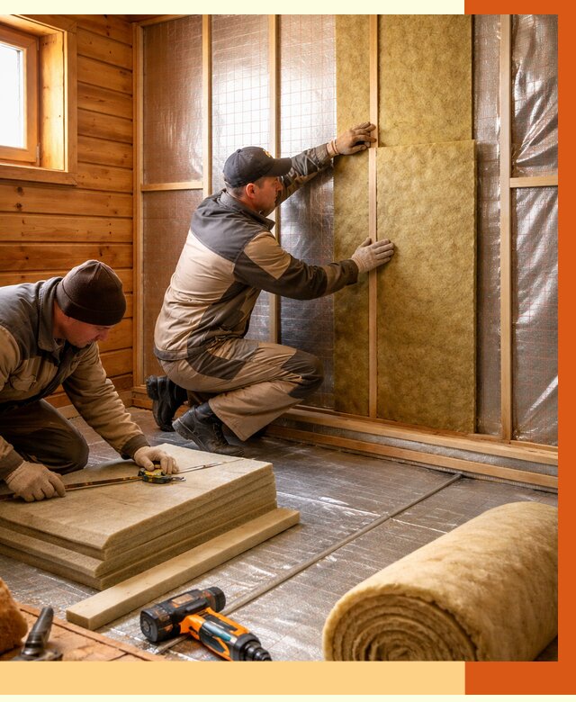 Утепление бани изнутри в Новоалтайске под ключ от 4294 руб./м² | ТепломастерНвл