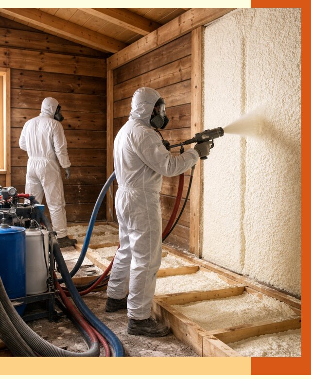 Утепление бани ппу в Новоалтайске под ключ от 4294 руб./м2 | ТепломастерНвл - напыление и монтаж ппу