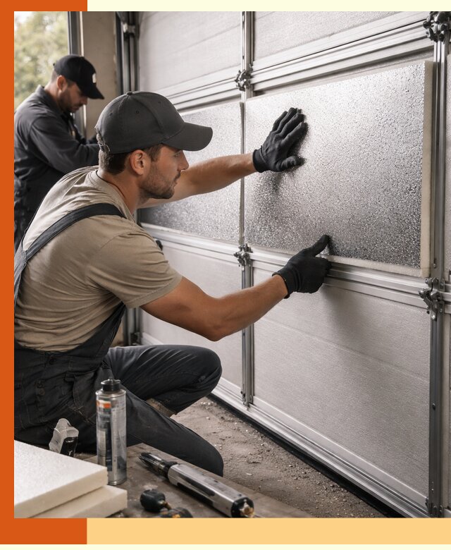 Утепление гаражных ворот в Новоалтайске качественно и надежно