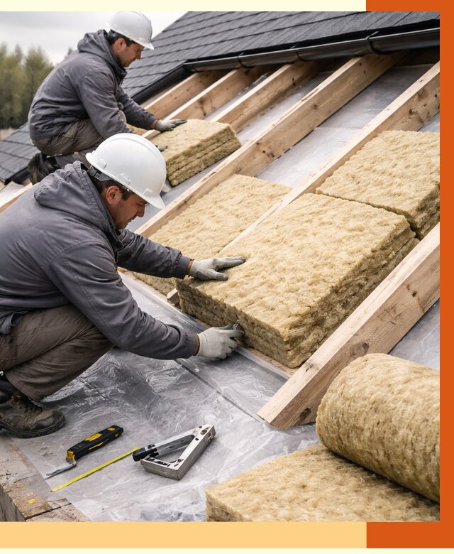 Утепление крыши в Новоалтайске от 1891 руб./м2 — комплексное утепление кровли | ТепломастерНвл