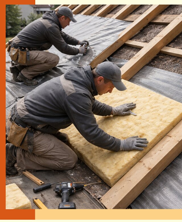 Профессиональное утепление крыши в Новоалтайске качественно и надежно