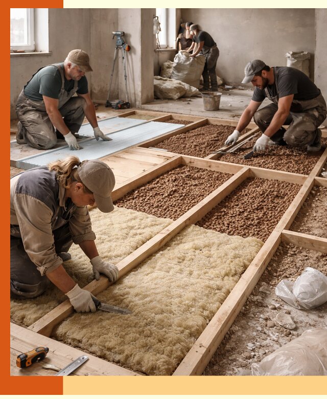 Утепление перекрытий жилых и промышленных зданий в Новоалтайске