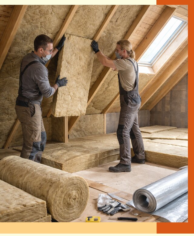 Утепление мансарды минватой в Новоалтайске от 4294 руб./м2 — монтаж и пароизоляция | ТепломастерНвл