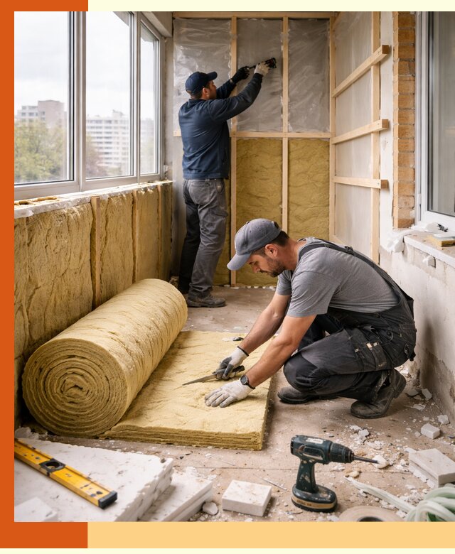 Утепление балкона под ключ в Новоалтайске качественно и быстро