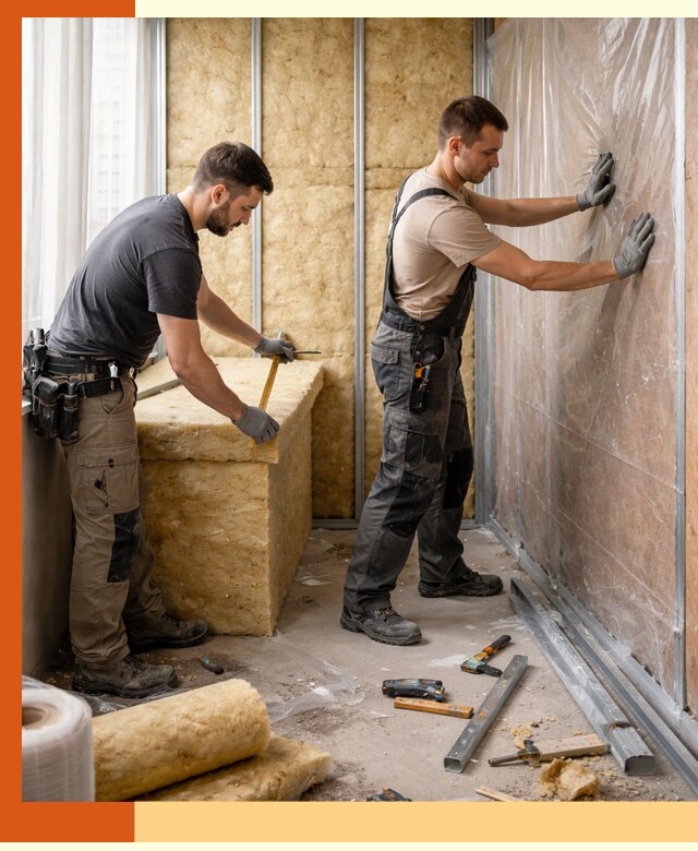 Профессиональное утепление лоджии в Новоалтайске эффективно и надежно