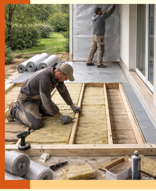 Утепление террасы в Новоалтайске — тепло и защита круглогодично