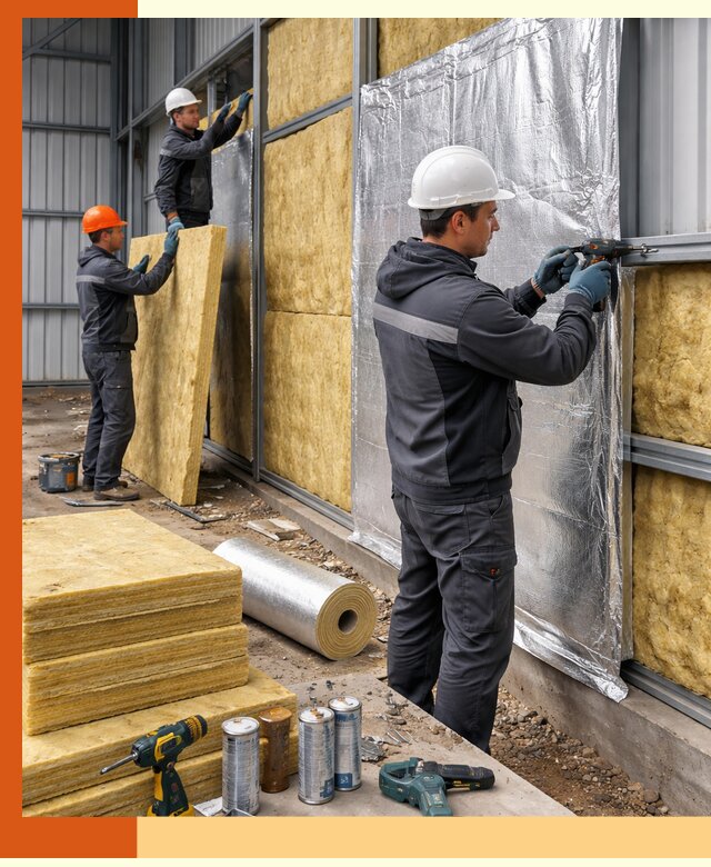 Утепление металлического ангара профессионально в Новоалтайске