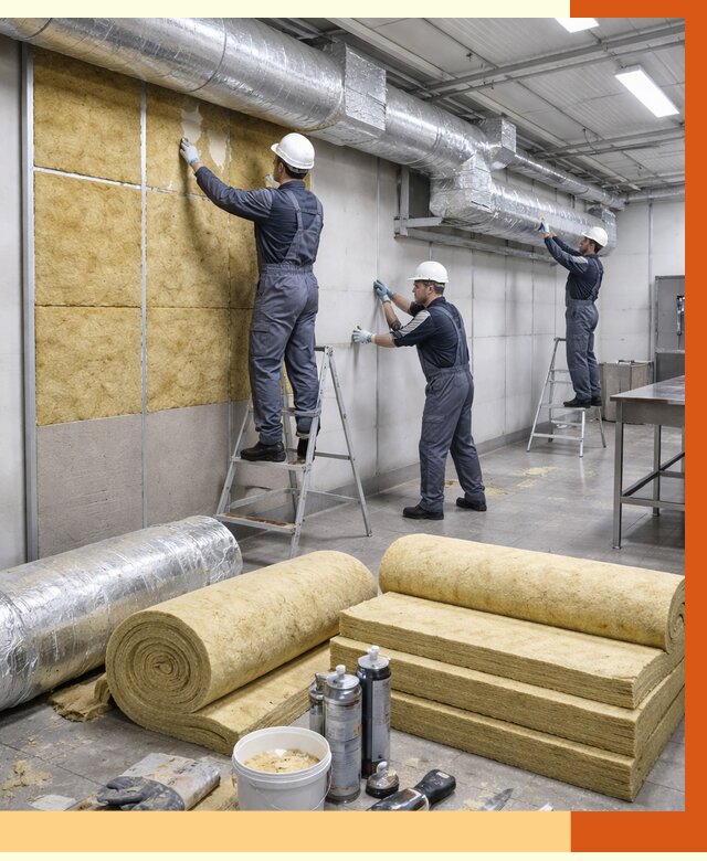 Утепление пищевого цеха в Новоалтайске от 12780 руб./м² — комплексно под ключ | ТепломастерНвл