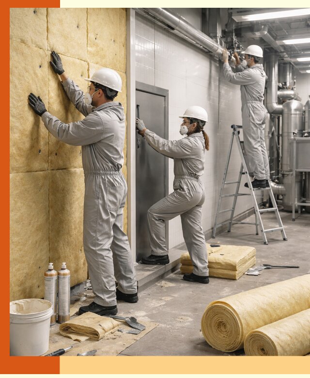 Утепление пищевого цеха под ключ в Новоалтайске