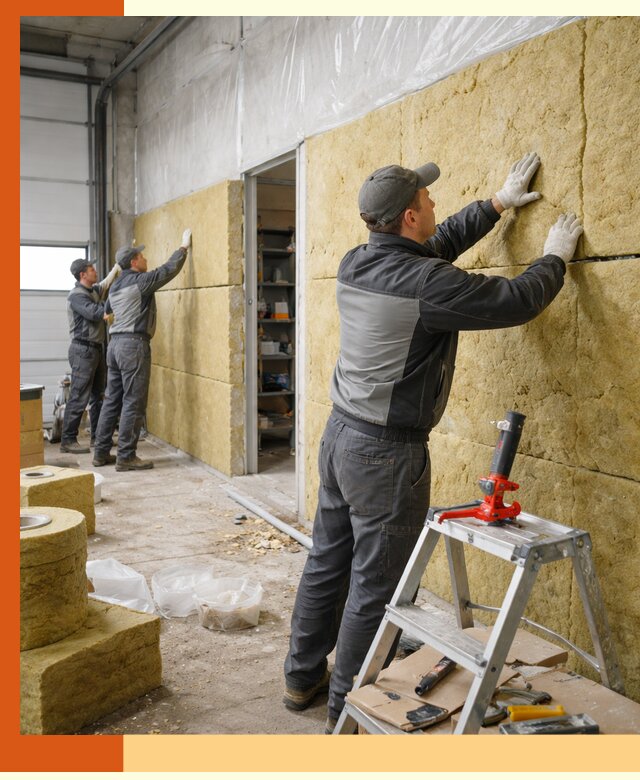 Утепление автосервиса и мастерских в Новоалтайске качественно и надёжно