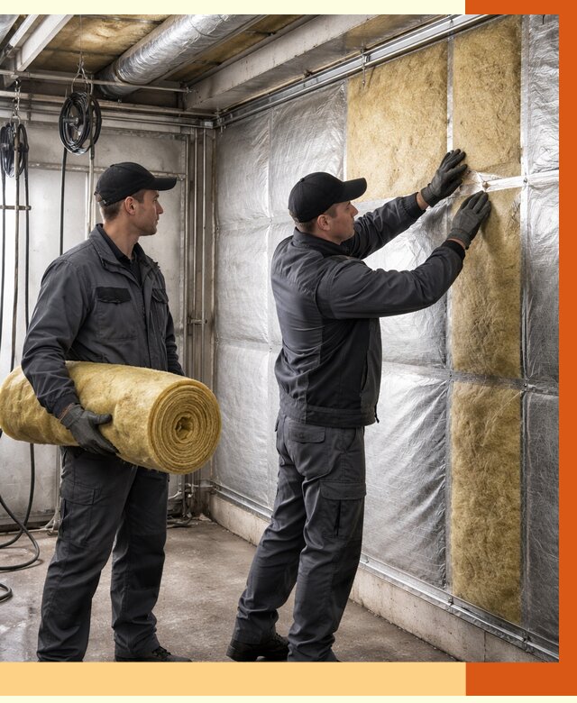 Утепление автомойки в Новоалтайске от 8690 руб./м2 — комплексное утепление под ключ | ТепломастерНвл