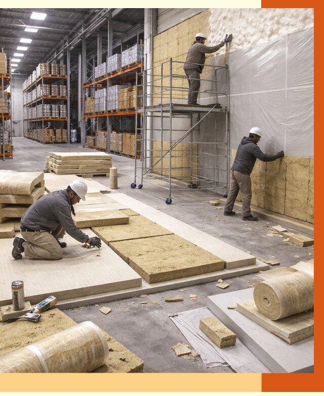 Утепление складского терминала в Новоалтайске от 7668 руб./м² под ключ | ТепломастерНвл