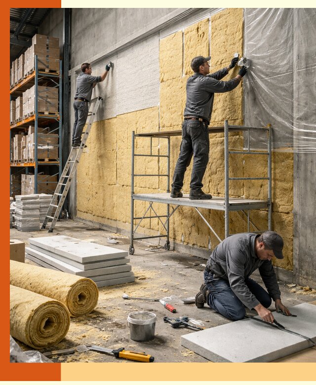 Утепление холодного склада под ключ в Новоалтайске