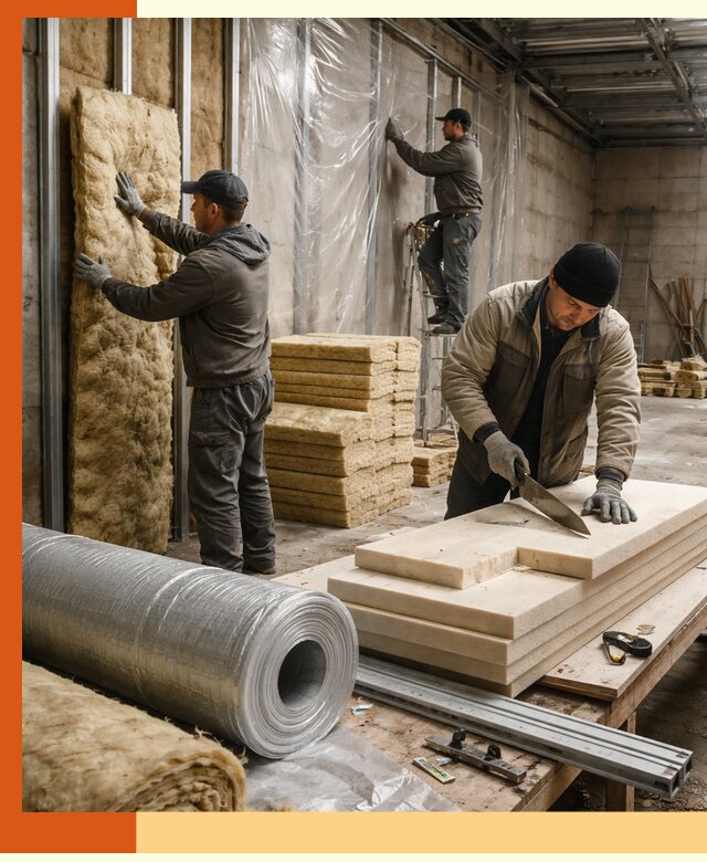 Утепление торгового склада в Новоалтайске с энергоэффективными решениями