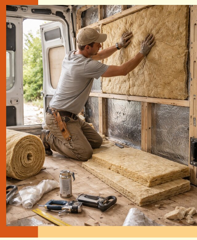 Утепление кемпера под ключ в Новоалтайске с гарантией качества