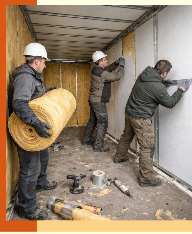 Утепление рефрижераторного контейнера в Новоалтайске профессионально и надежно
