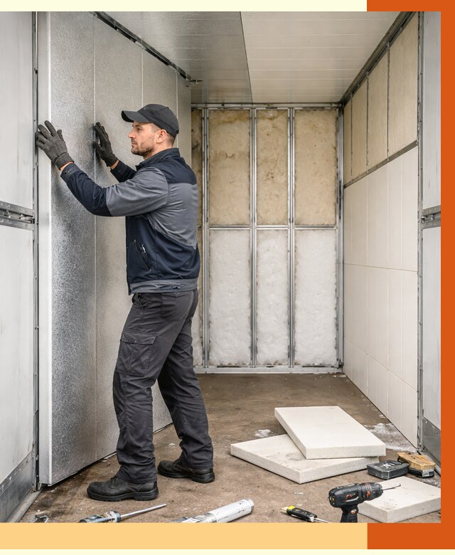 Утепление холодильного кузова в Новоалтайске от 13802 руб. под ключ | ТепломастерНвл