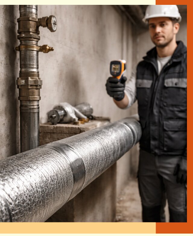 Утепление труб водоснабжения в Новоалтайске от 8690 руб. за м² — услуги ТепломастерНвл