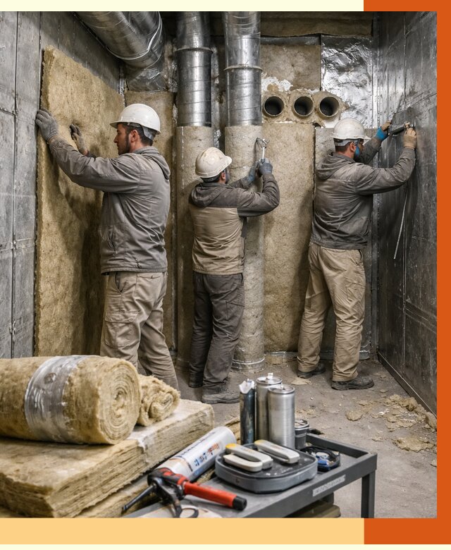 Утепление венткамеры в Новоалтайске под ключ от 1482 руб. — профессионально | ТепломастерНвл