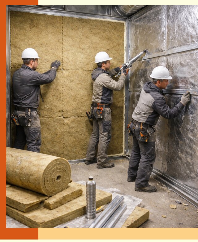 Утепление венткамеры в Новоалтайске — качественная теплоизоляция и шумопоглощение