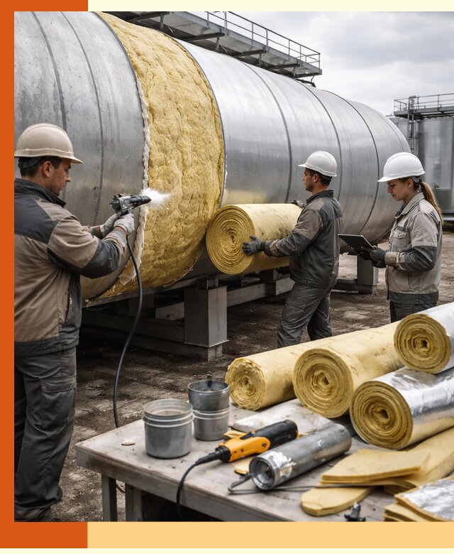 Утепление цистерны в Новоалтайске — утеплители и монтаж под ключ