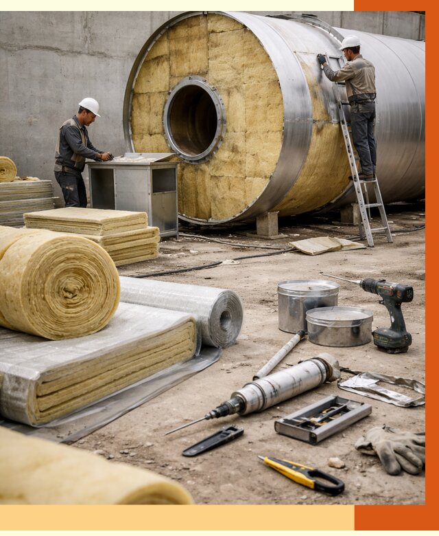 Утепление резервуара с топливом в Новоалтайске от 28116 руб. под ключ | ТепломастерНвл