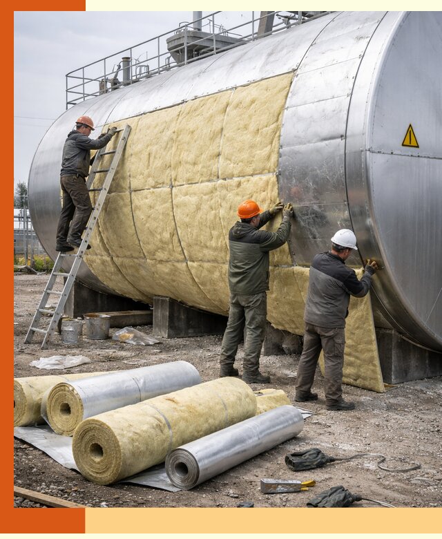 Утепление резервуаров с топливом в Новоалтайске надежно и экономично