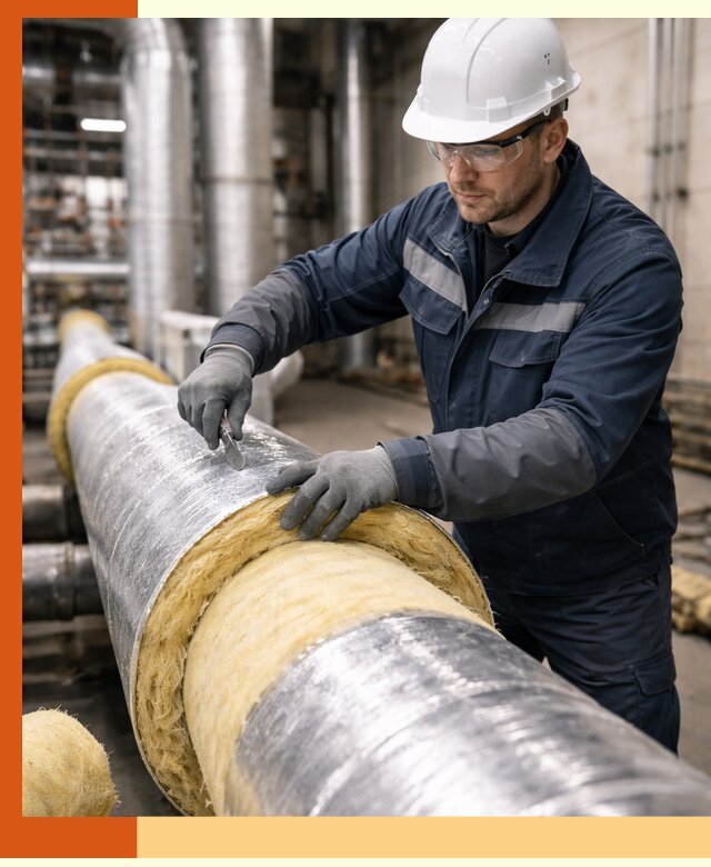 Утепление технологического оборудования и заводских установок в Новоалтайске