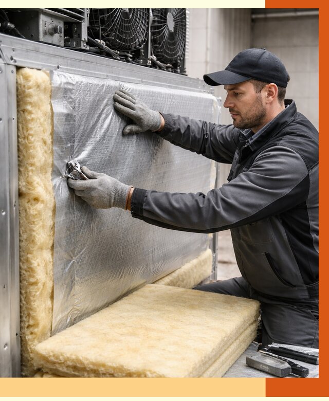 Утепление холодильного агрегата в Новоалтайске от 8690 руб. под ключ | ТепломастерНвл