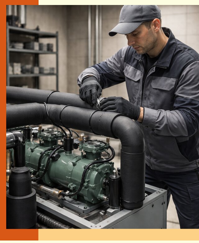 Утепление холодильного агрегата и теплоизоляция в Новоалтайске