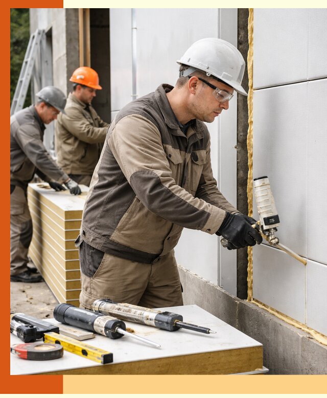 Утепление сэндвич-панелей пенополиуретаном в Новоалтайске