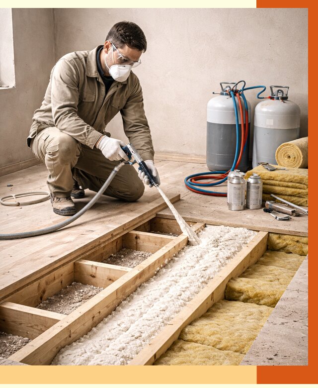 Заполнение полостей межэтажного перекрытия в Новоалтайске от 4294 руб. | ТепломастерНвл