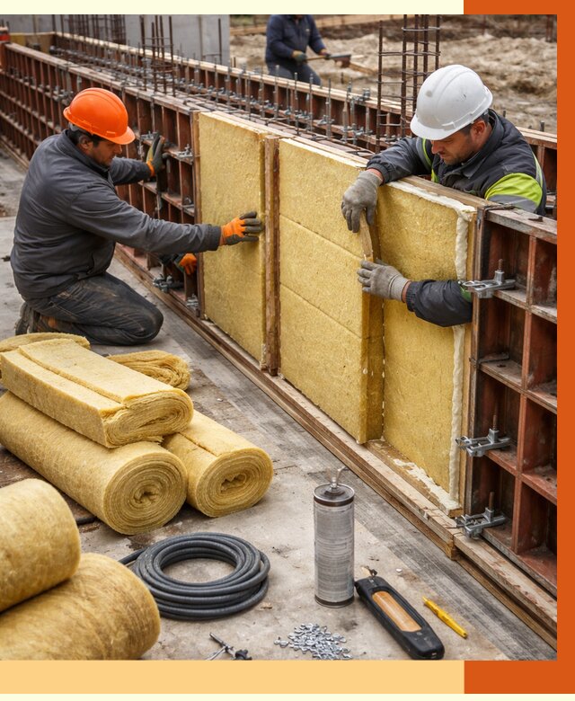 Теплоизоляция опалубки в Новоалтайске от 7361 руб. за м2 — услуги и монтаж | ТепломастерНвл