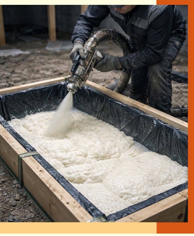 Заливка ППУ в формы в Новоалтайске от 2556 руб. — утепление форм под ключ | ТепломастерНвл