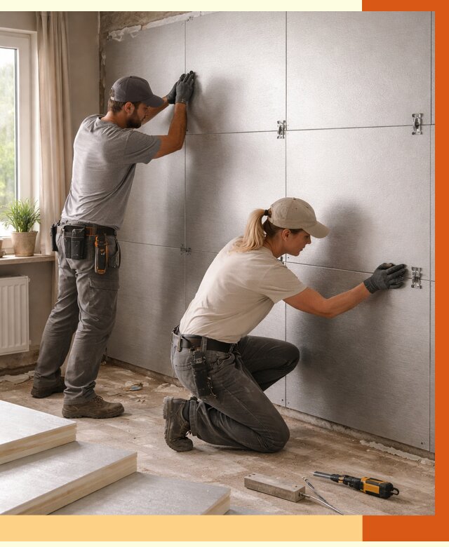 Утепление PIR панелями в Новоалтайске от 4294 руб. под ключ | ТепломастерНвл