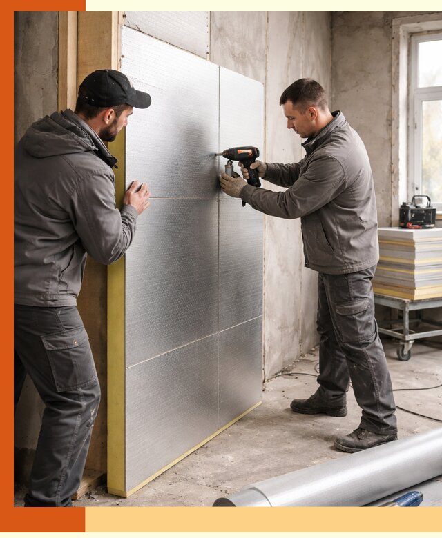 Утепление PIR панелями домов и зданий в Новоалтайске