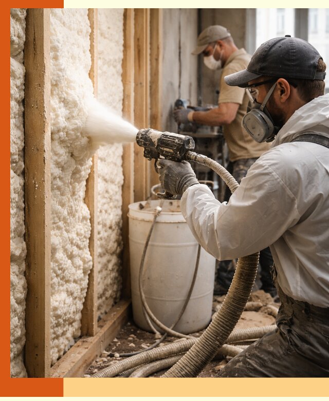 Утепление пеноизолом жилых и коммерческих объектов в Новоалтайске