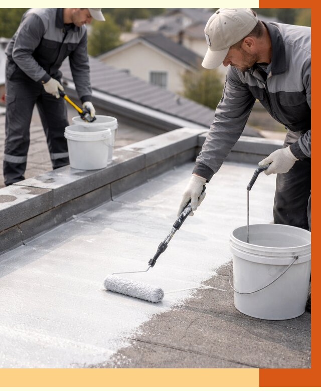 Утепление кровли жидкой теплоизоляцией в Новоалтайске от 2198 руб./м2 | ТепломастерНвл