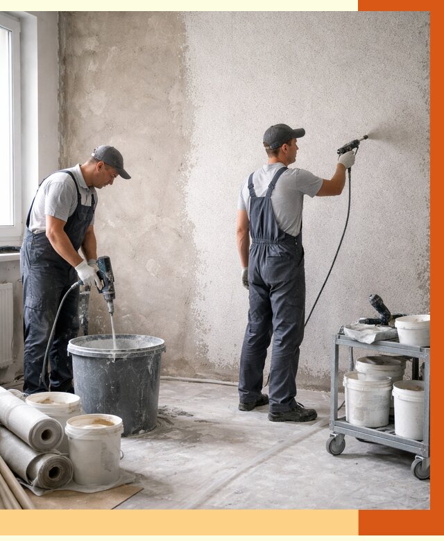 Утепление стен жидкой теплоизоляцией в Новоалтайске от 4294 руб/м² | ТепломастерНвл