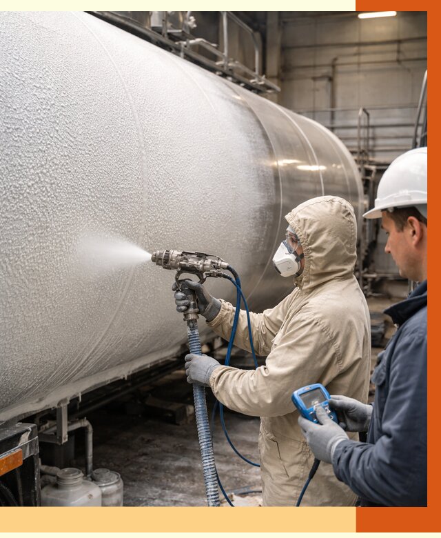 Утепление автоцистерны жидкой теплоизоляцией в Новоалтайске от 14825 руб. под ключ | ТепломастерНвл