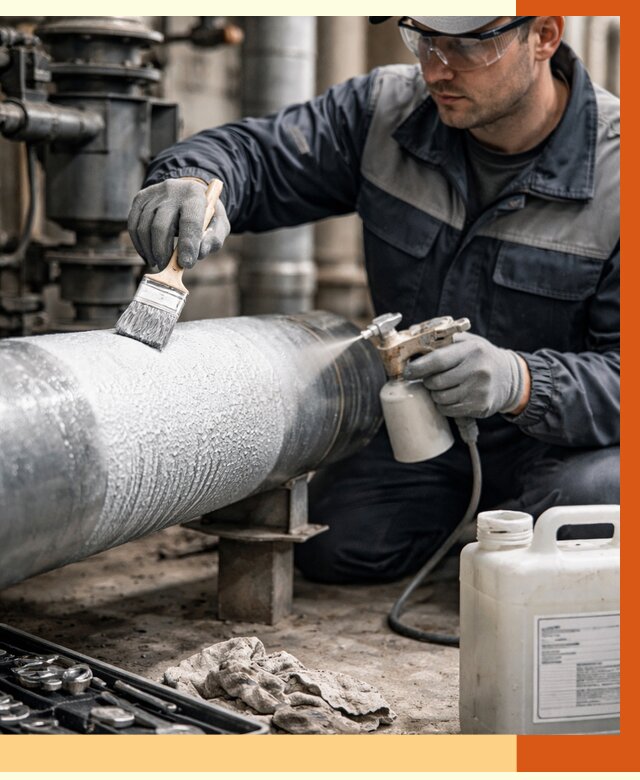 Утепление оборудования жидкой теплоизоляцией в Новоалтайске от 4601 руб. | ТепломастерНвл