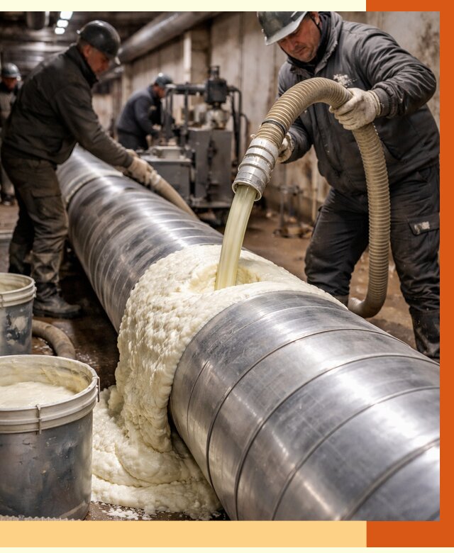 Утепление теплотрассы жидкой теплоизоляцией в Новоалтайске от 4294 руб. | ТепломастерНвл