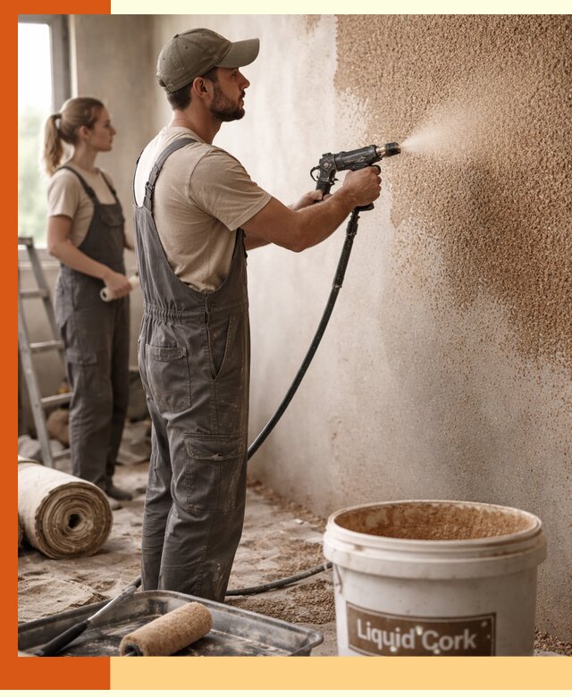 Утепление стен жидкой пробкой в Новоалтайске эффективное и долговечное