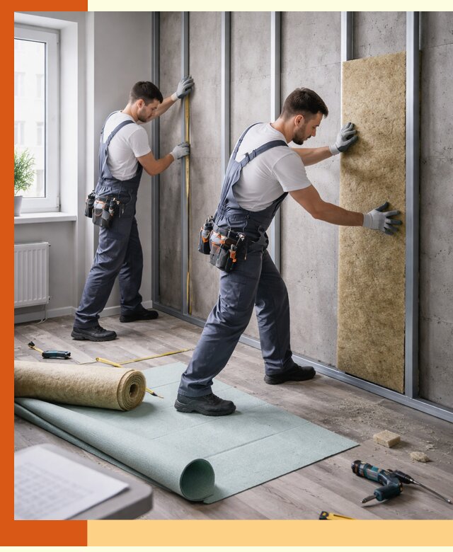 Шумоизоляция квартиры под ключ в Новоалтайске — профессионально и гарантированно