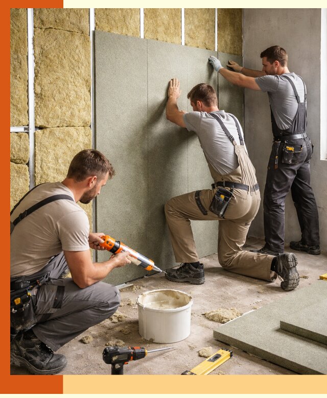 Профессиональная шумоизоляция стен в Новоалтайске для квартир и домов